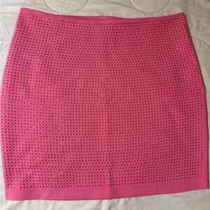 Forever 21 Hot Pink Studded Pencil Skirt